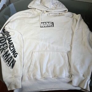 Marvel White Hoodie - Amazing Spider-Man Design